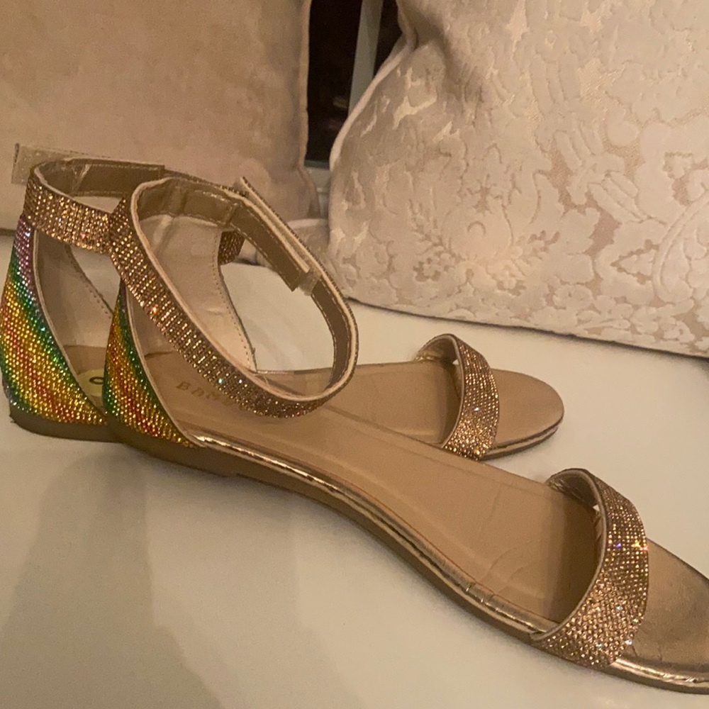 Rhinestone rainbow sandals! 🌈 Pride!!! CLEARANCE!